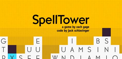 SpellTower! A Puzzle Game that Will Spellbind You with its Wordsmithery