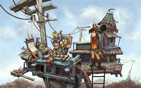 Deponia - A Hilariously Quirky Point-and-Click Adventure Set in a Trash Heap World!