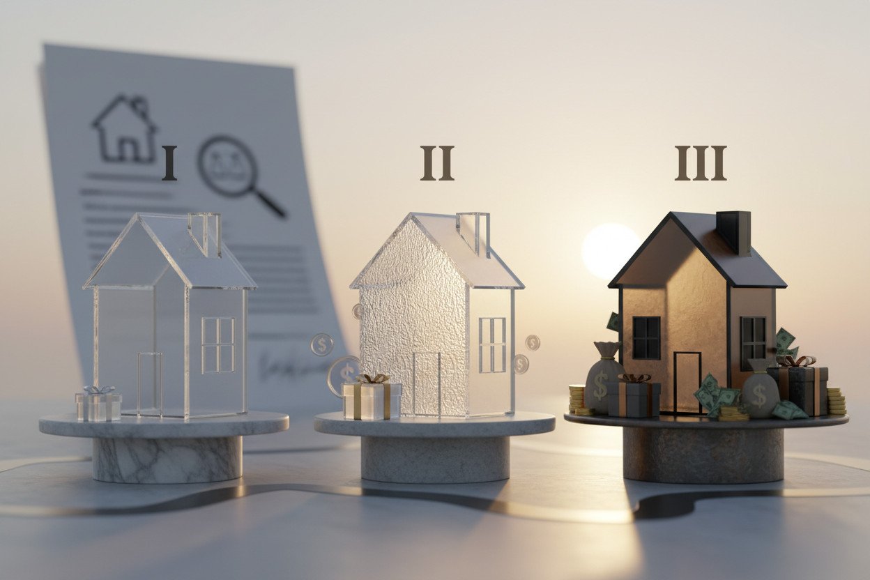 Grupy podatkowe przy darowiźnie domu — jak je rozróżnić