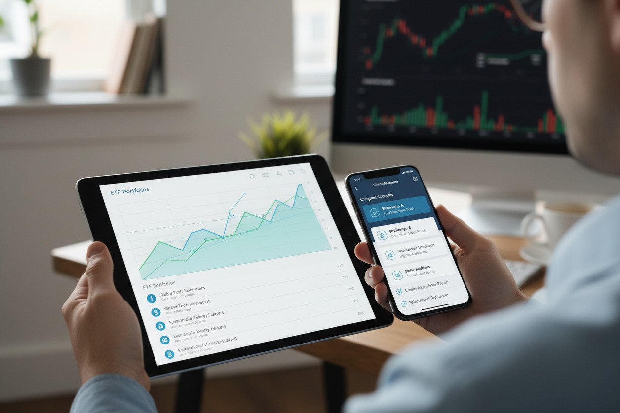 Jak wybrać rachunek maklerski do inwestowania w ETF