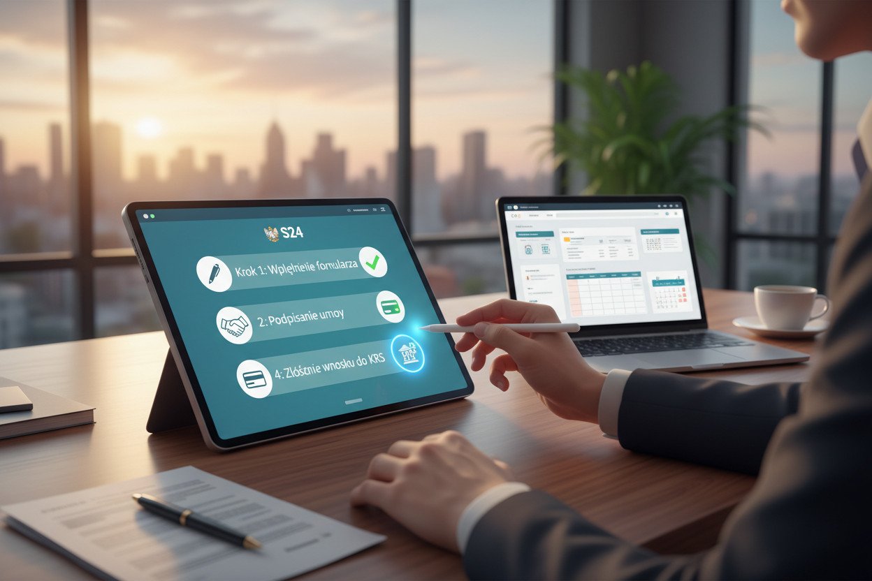 Krok po kroku — jak zarejestrować spółkę przez S24
