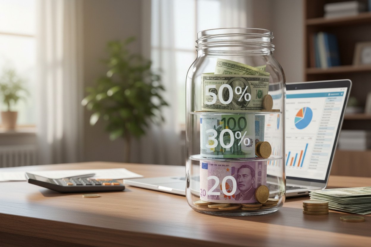 Metoda 50/30/20 i inne systemy podziału