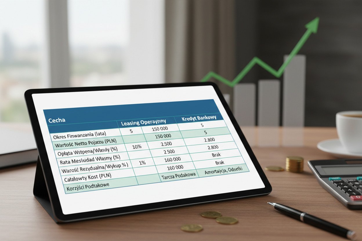 Porównanie kosztów — tabela dla typowego przypadku