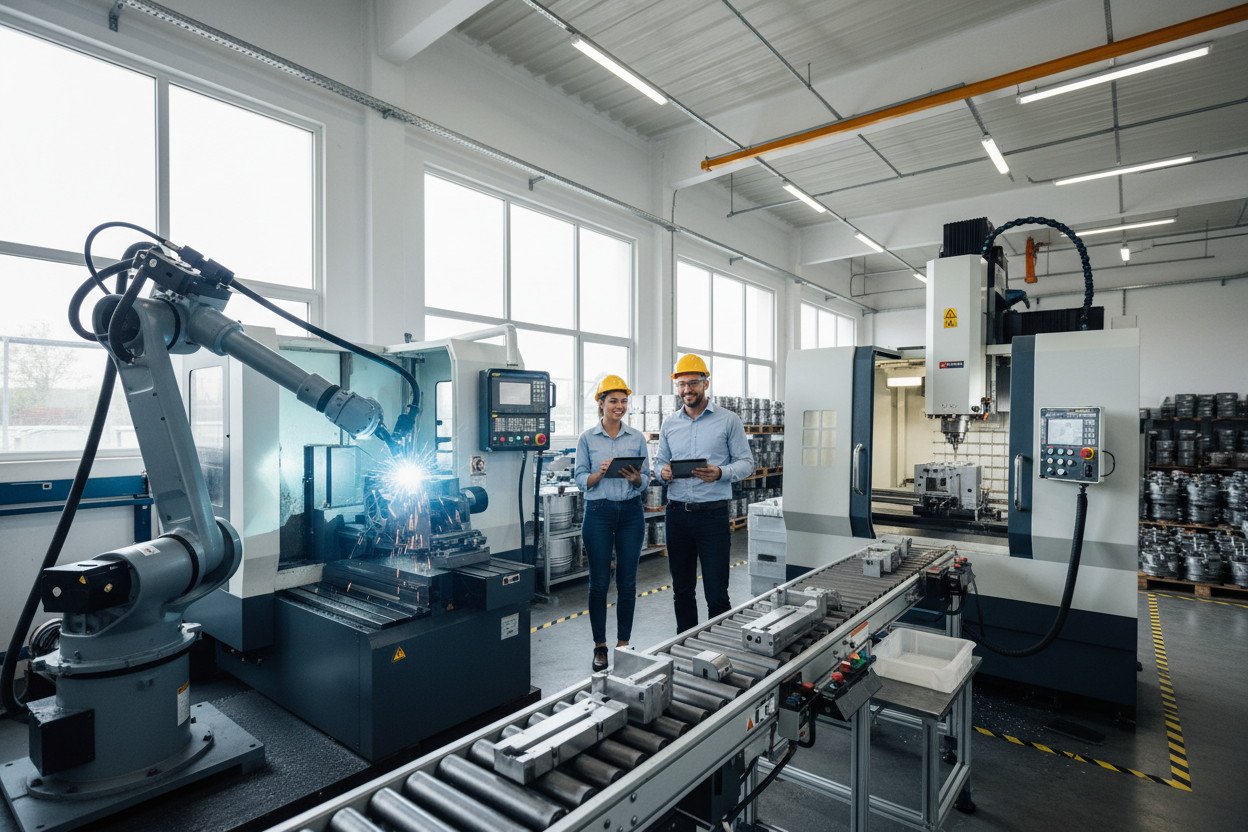 Roboty przemysłowe i CNC — kiedy inwestycja się opłaca