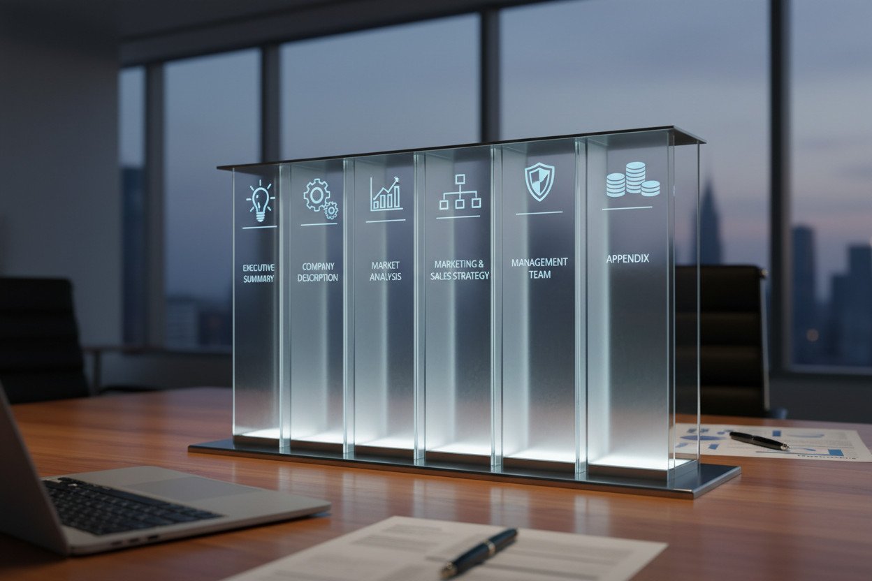 Struktura biznesplanu — osiem obowiązkowych sekcji